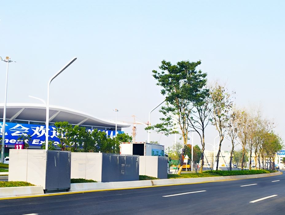 深圳新国际会展中心智能道路照明项目