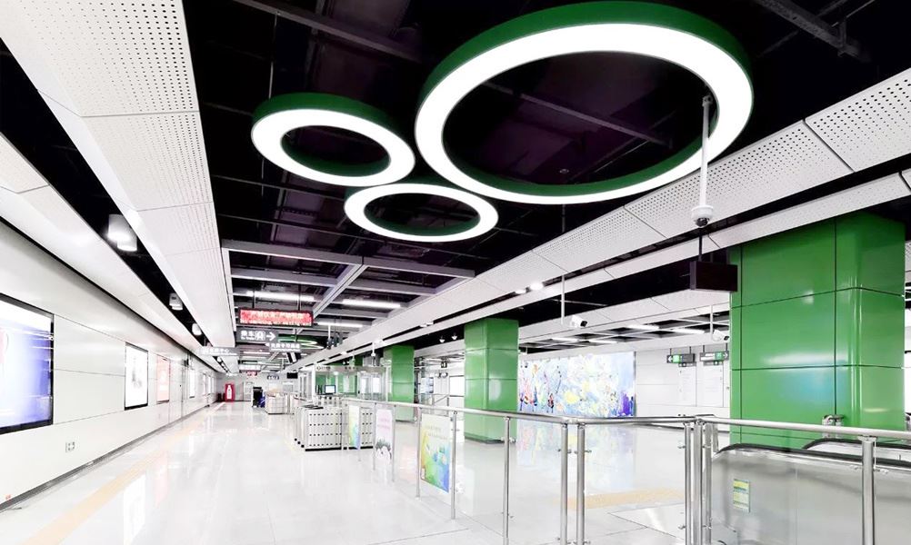 深圳地铁7号线LED综合节能照明工程